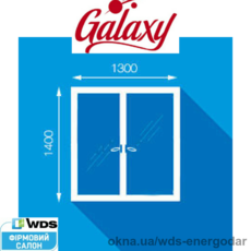 Пластиковое окно, размер 1300 х 1400мм, профильная система WDS С300, стеклопакет 32мм 4i-10-4-10-4. Фурнитура окна Axor K-3 + микропроветривание. ПВХ окна в кухню, спальню, детскую. Недорогие ПВХ окна